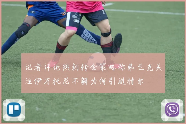 记者评论热刺转会策略称弗兰克关注伊万托尼不解为何引进特尔