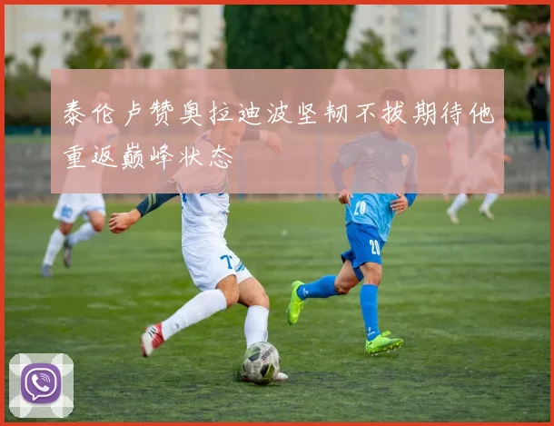 泰伦卢赞奥拉迪波坚韧不拔期待他重返巅峰状态